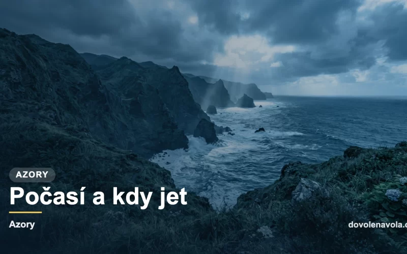 Počasí na Azorech, náhledová karta