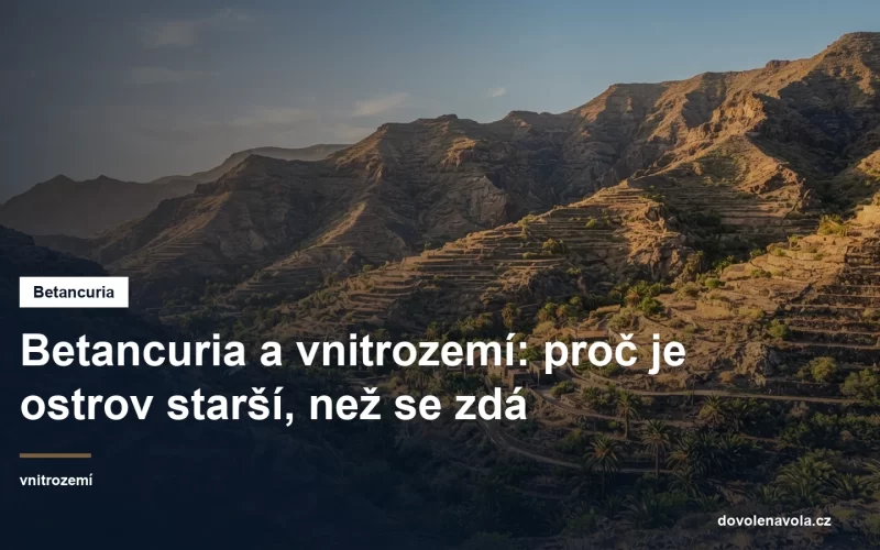 Erodovane hory vnitrozemi s kamennymi terasami