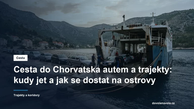 Najezdova rampa trajektu s vjizdejicimi auty