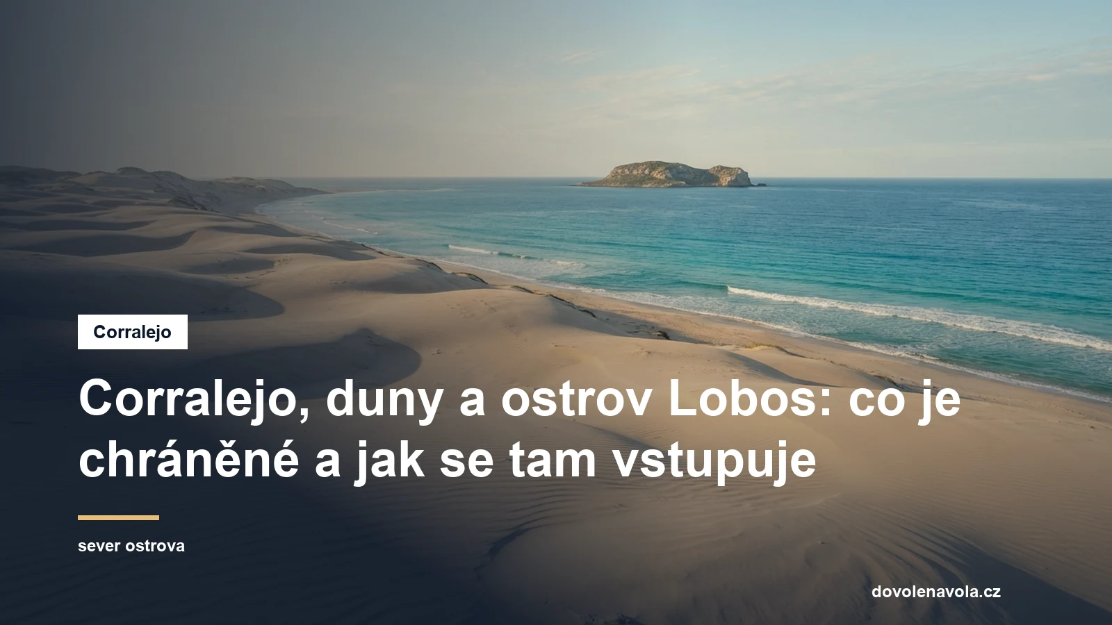 Piscite duny nad morem na severu ostrova