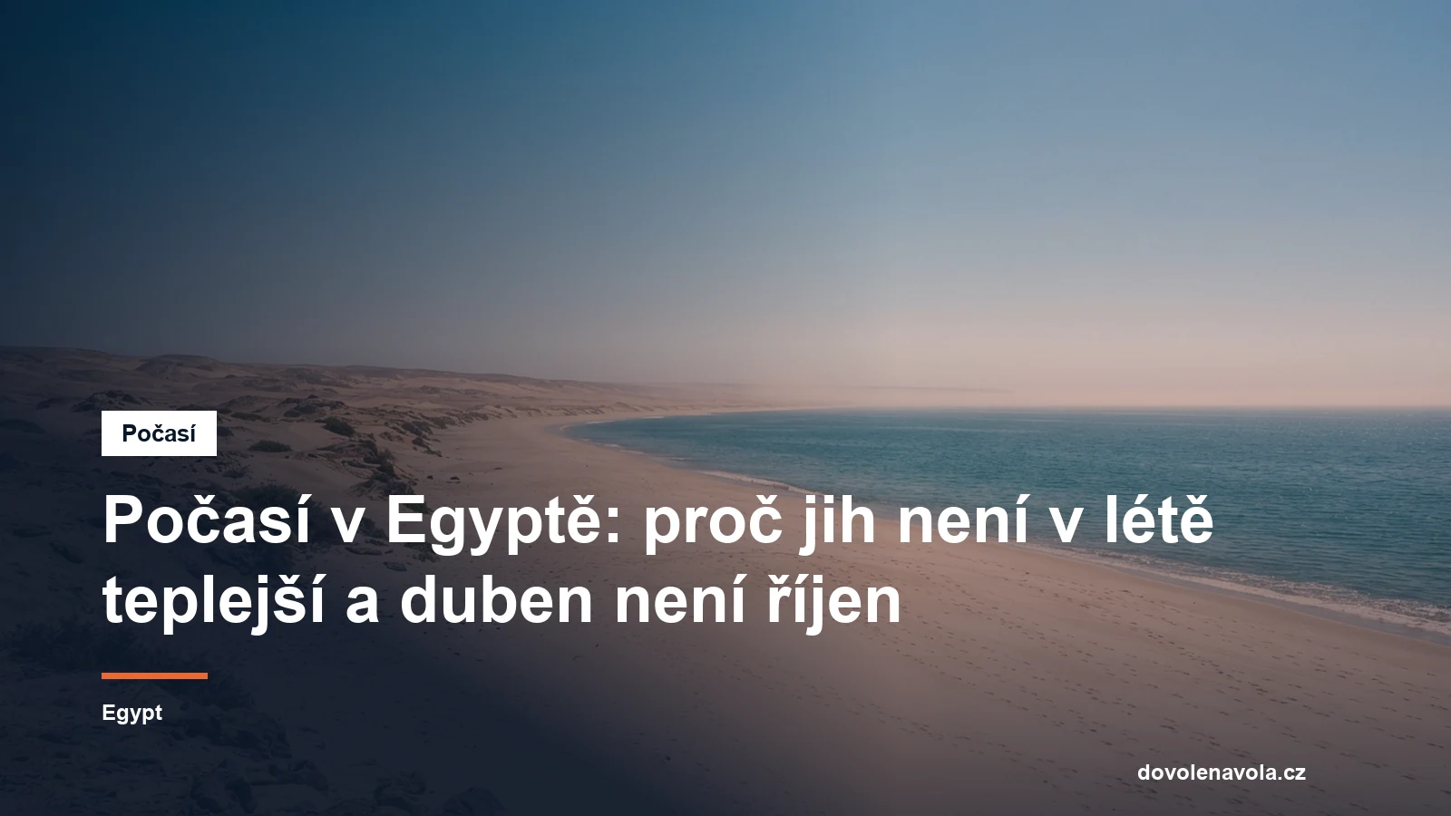 Pouštni pobrezi pod jasnou oblohou