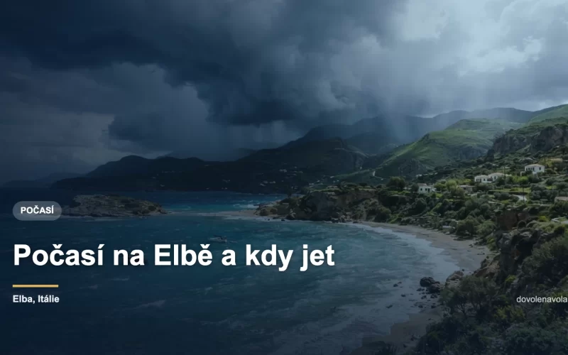 Ilustrační obrázek - proměnlivé počasí nad pobřežím Elby (ilustrační)