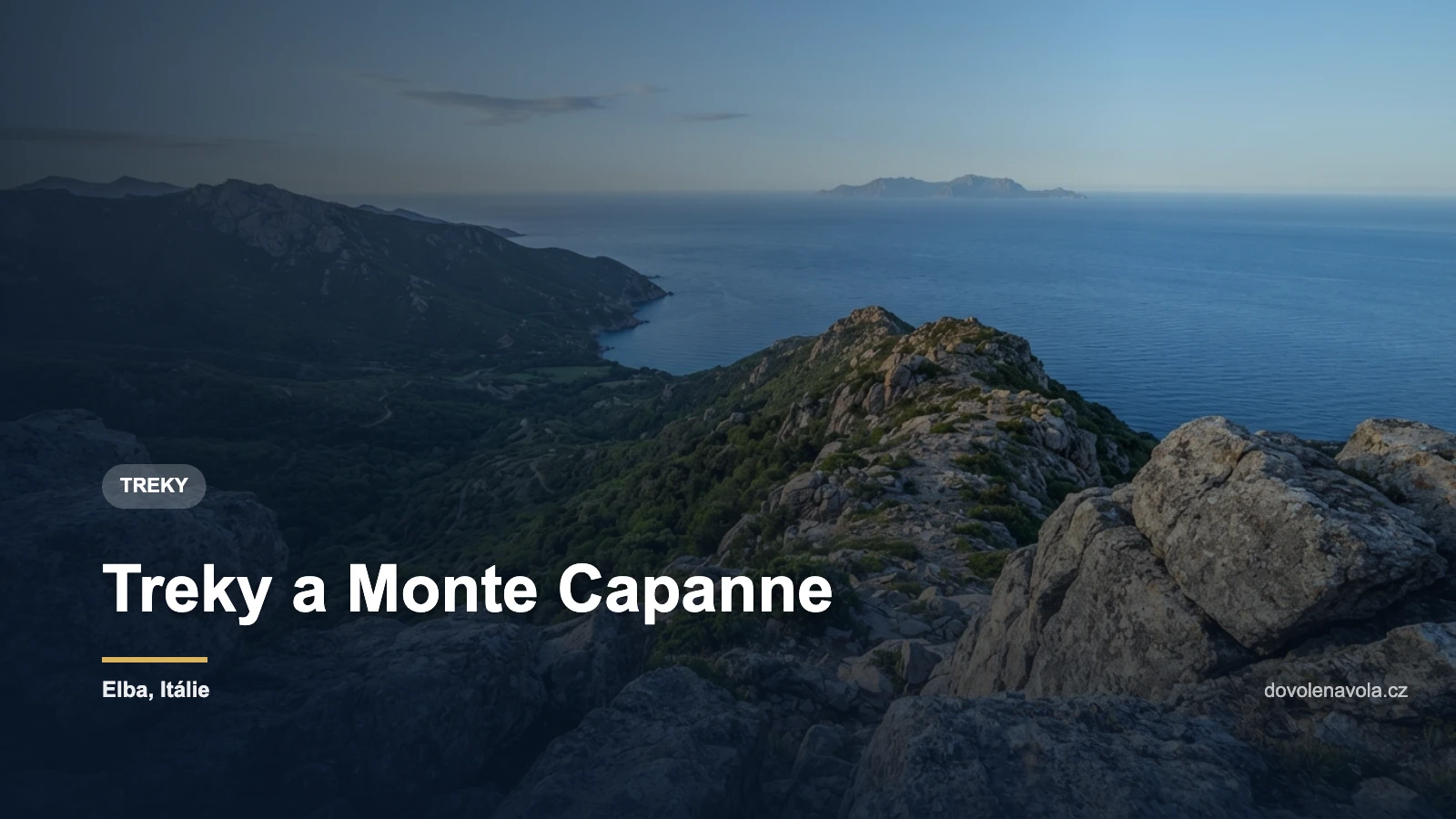Ilustrační obrázek - hřeben Monte Capanne na Elbě (ilustrační)