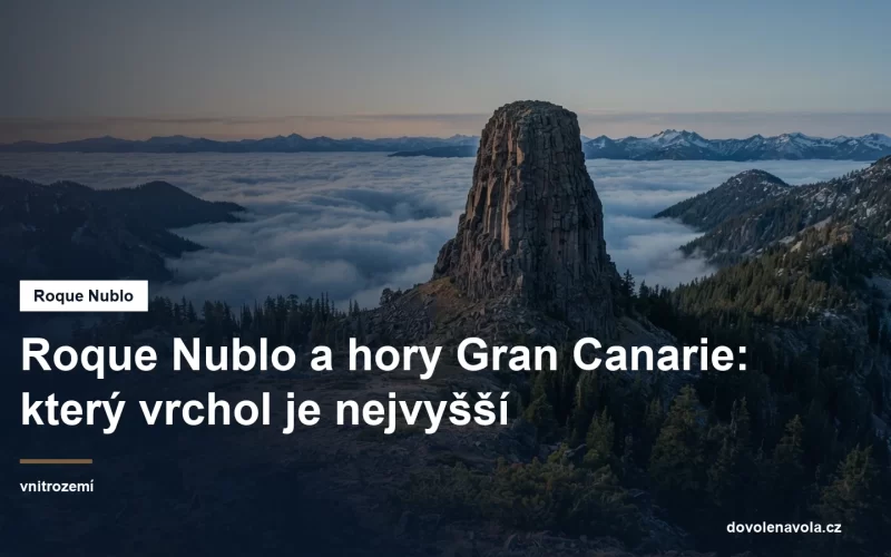 Skalni monolit nad horskym hrebenem