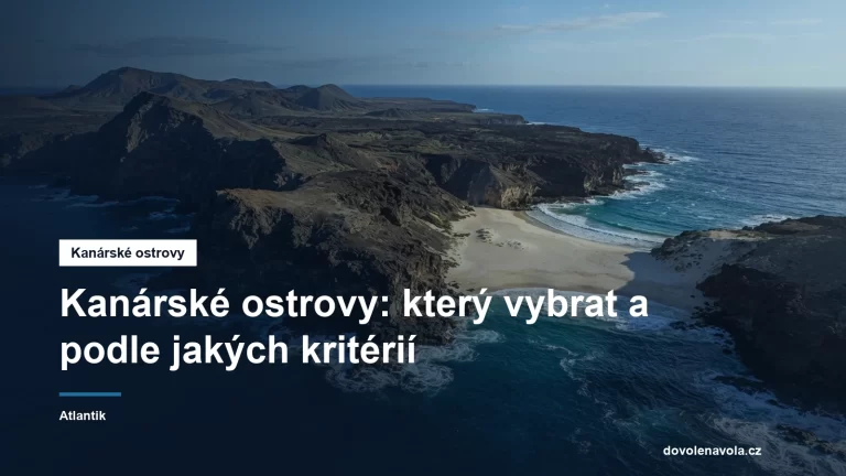 Sopecne pobrezi kanarskeho ostrova nad Atlantikem