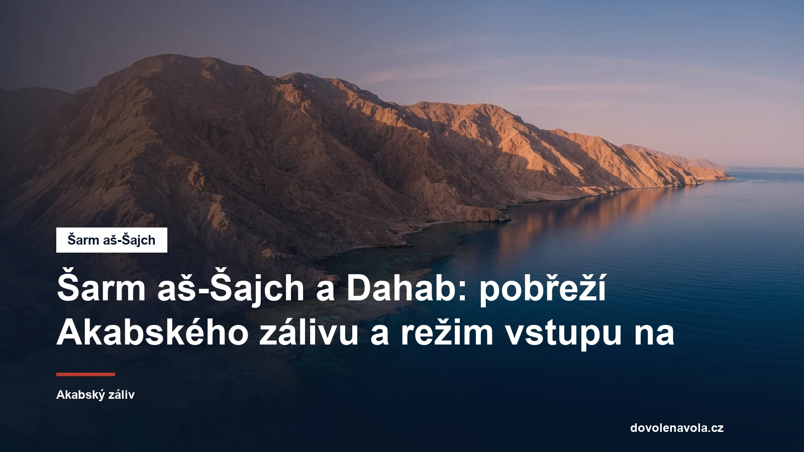 Strme hory nad Akabskym zalivem