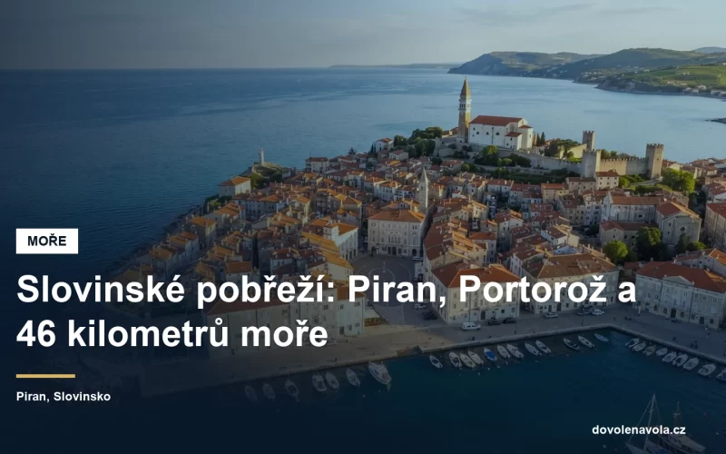 Benátské město na poloostrově u Jadranu
