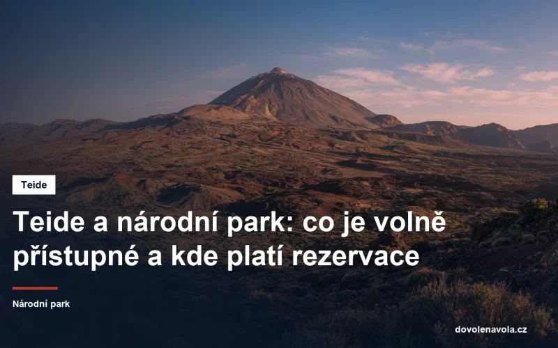 Sopecny kuzel nad kalderou v ranim svetle