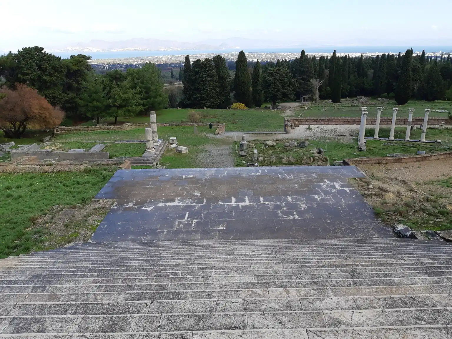 Terasy archeologického areálu Asklepieion na Kosu